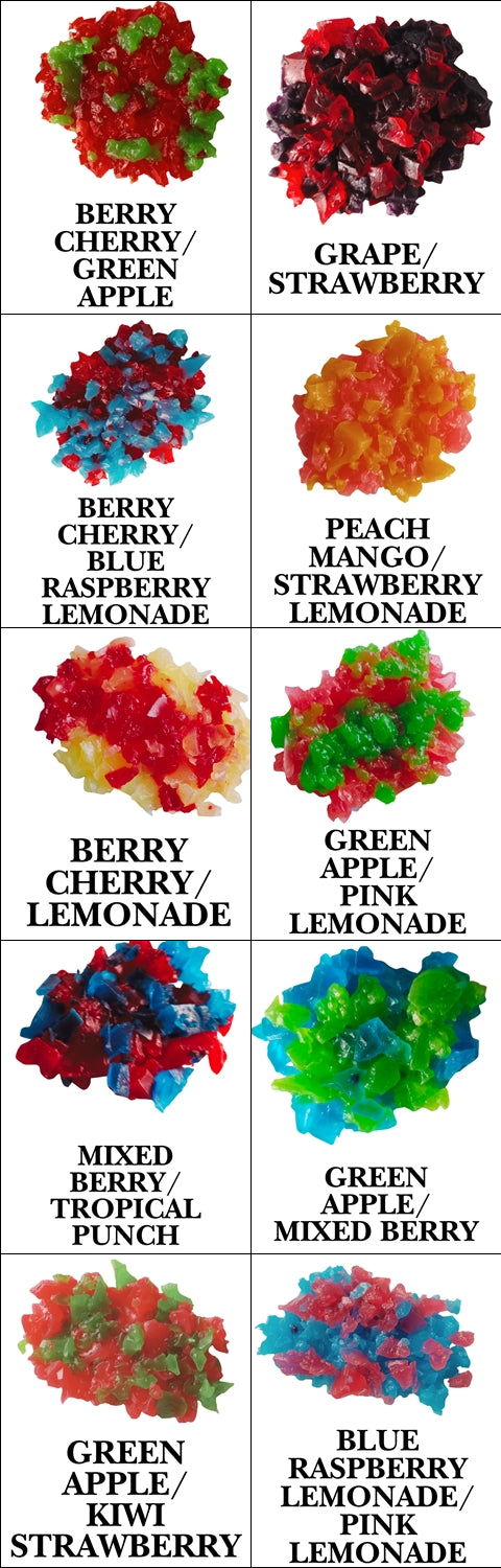 Kool-Aid Twisted Crystal Clusters