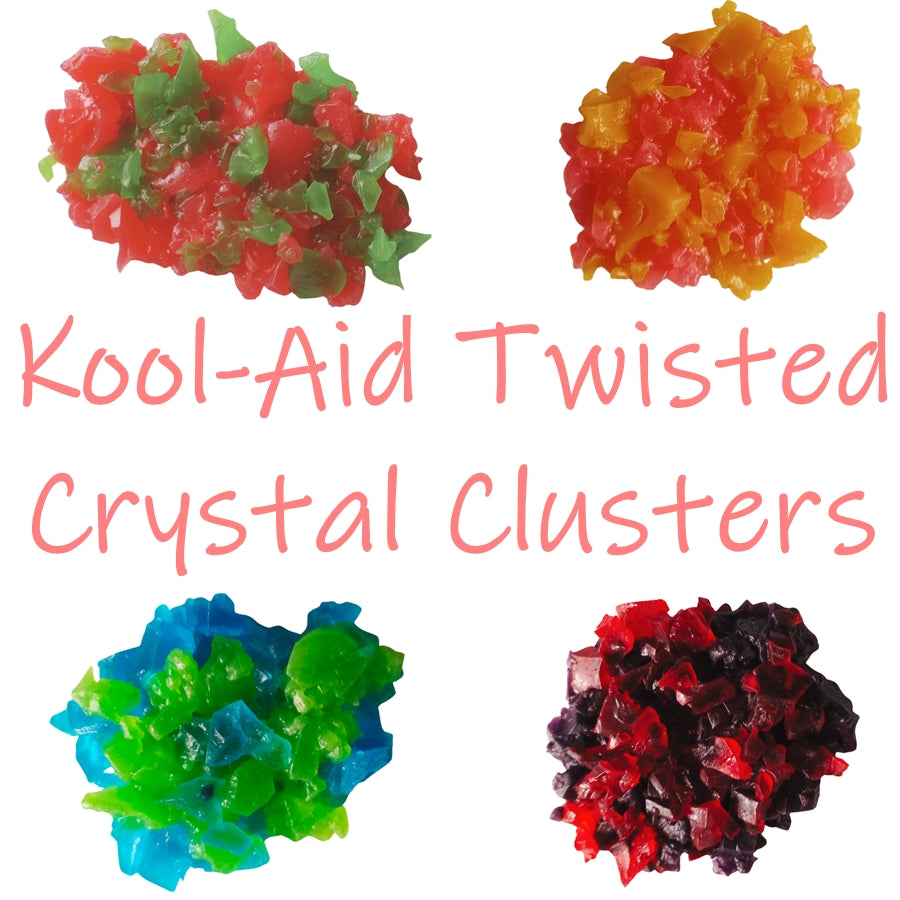 Kool-Aid Twisted Crystal Clusters